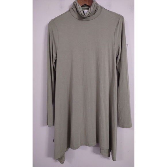 Soft Surroundings Dresses & Skirts - Soft Surroundings Jackie Knit Dress Size Medium Green Long Sleeve